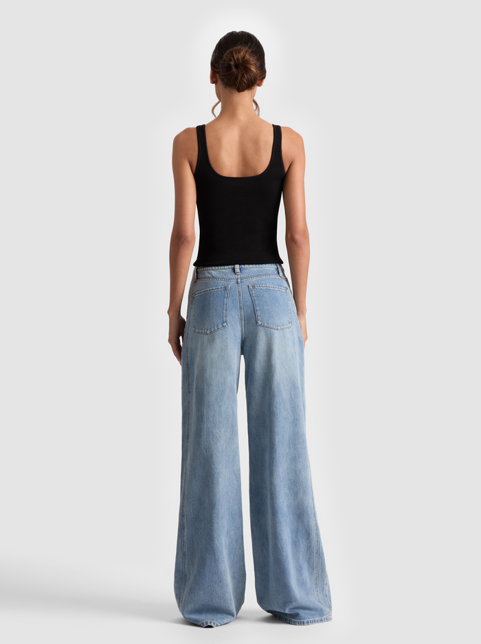 DARYN SCULPTING TANK - BLACK image 2 - Alice And Olivia