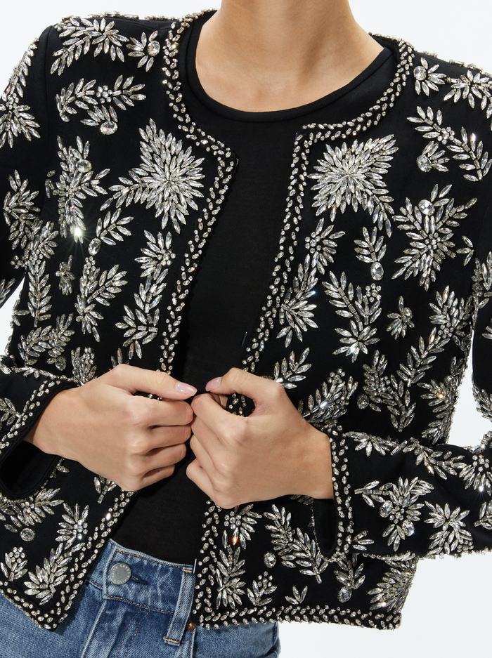 KIDMAN JACKET - BLACK image 3 - Alice And Olivia