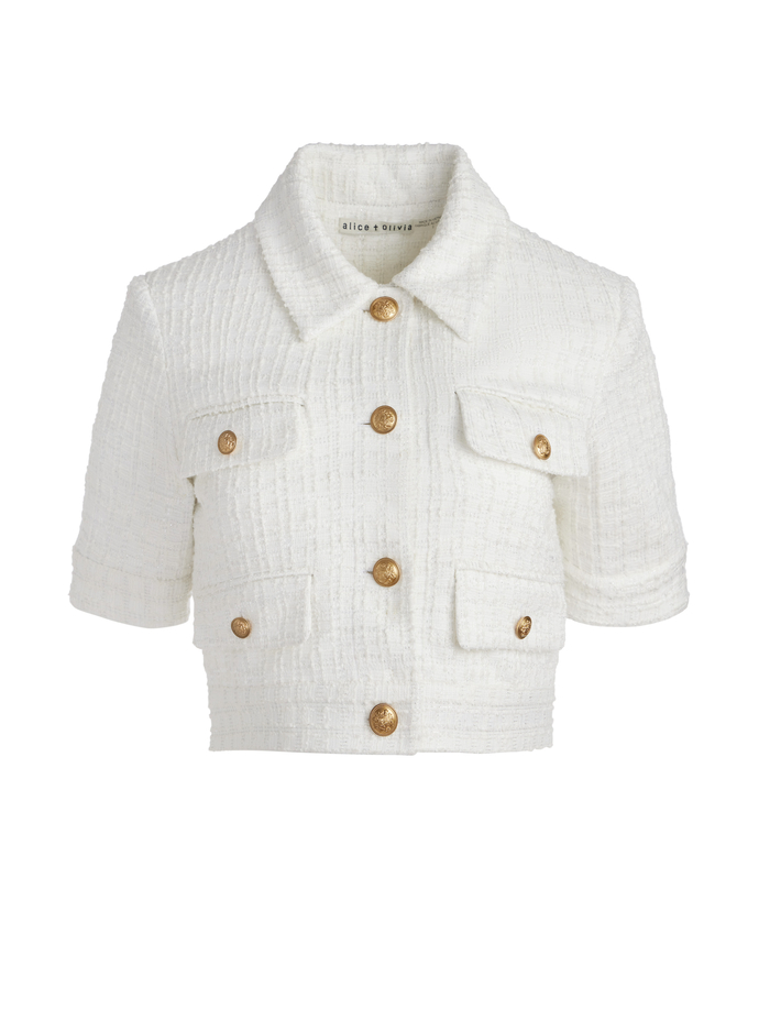 ELLE JACKET - OFF WHITE image 5 - Alice And Olivia