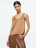 AVRIL BOXY TANK - CAMEL