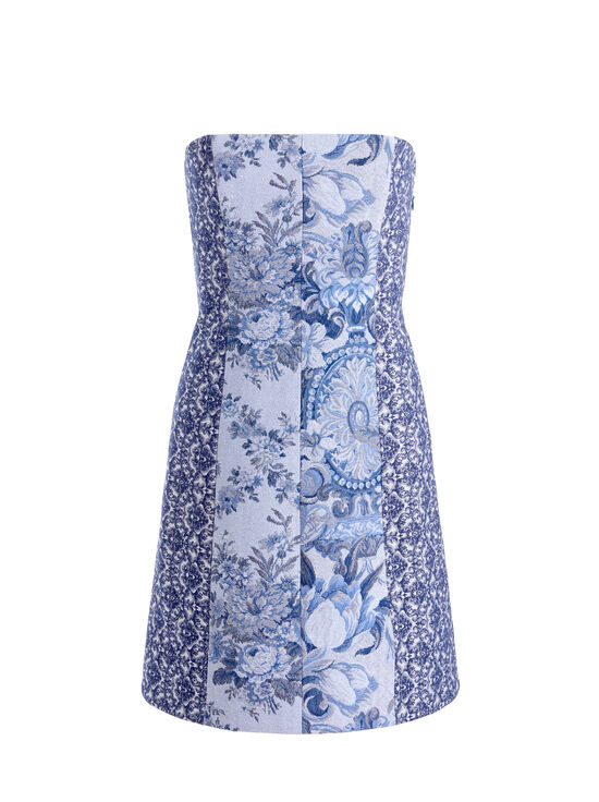 BLUE MULTI-VIOLET MINI DRESS