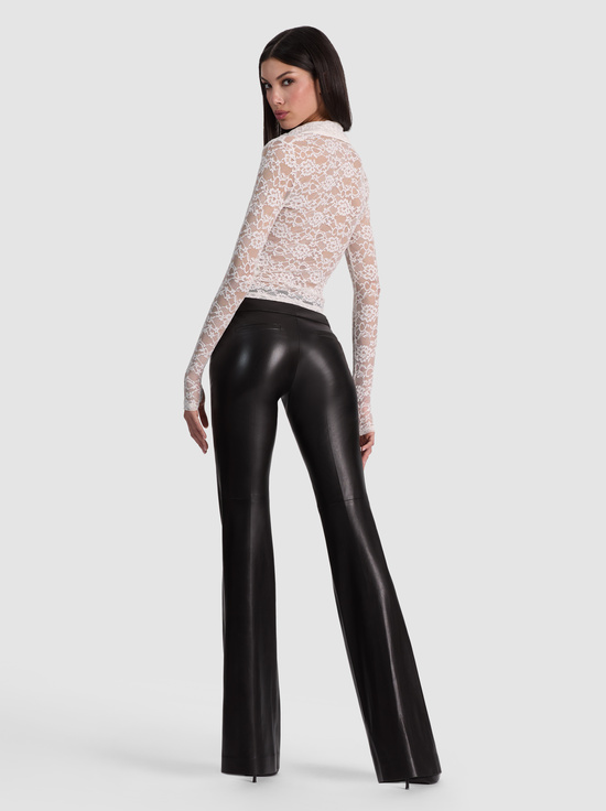 OFF WHITE-KARA LACE BUTTON DOWN