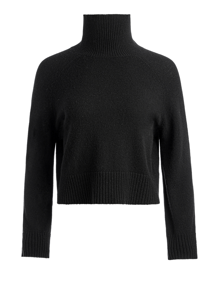 CIMARON MOCK NECK PULLOVER - BLACK image 5 - Alice And Olivia