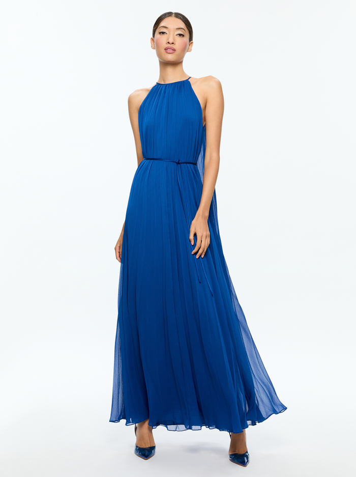 MATIRA MAXI DRESS - ROYAL image 3 - Alice And Olivia