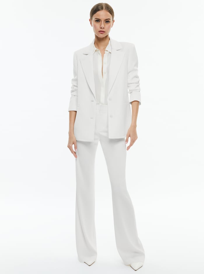DEB OVERSIZED BOYFRIEND BLAZER - OFF WHITE image 1 - Alice And Olivia
