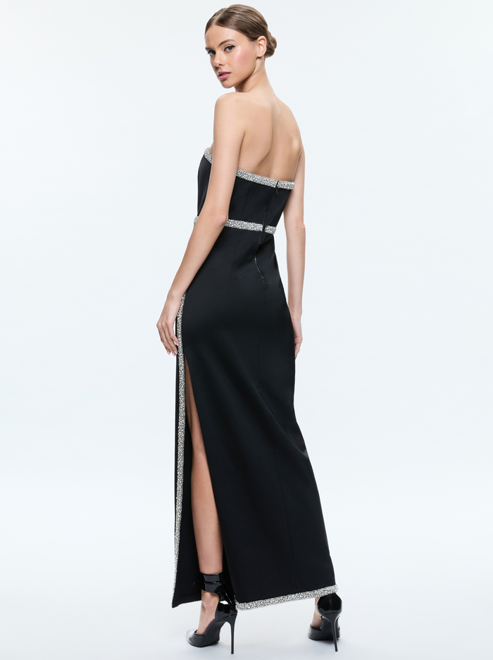 MARILYNN MAXI DRESS - BLACK image 2 - Alice And Olivia