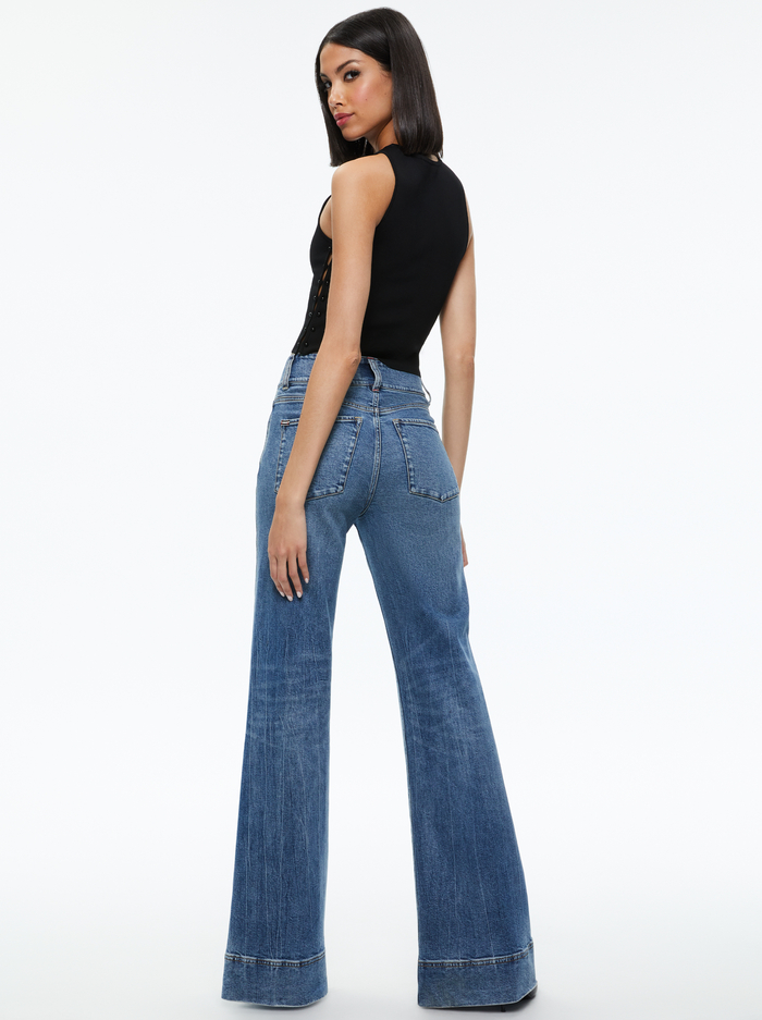 SOLEIL OPEN SIDE TANK - BLACK image 1 - Alice And Olivia