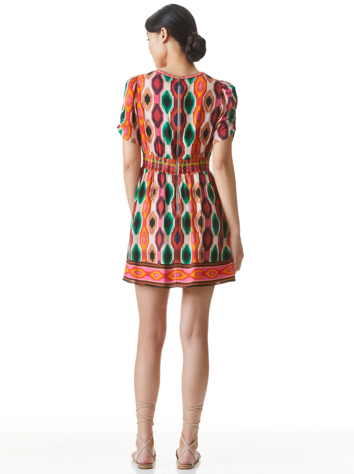 TATIANA MINI DRESS - WARM BREEZE MULTI image 1 - Alice And Olivia