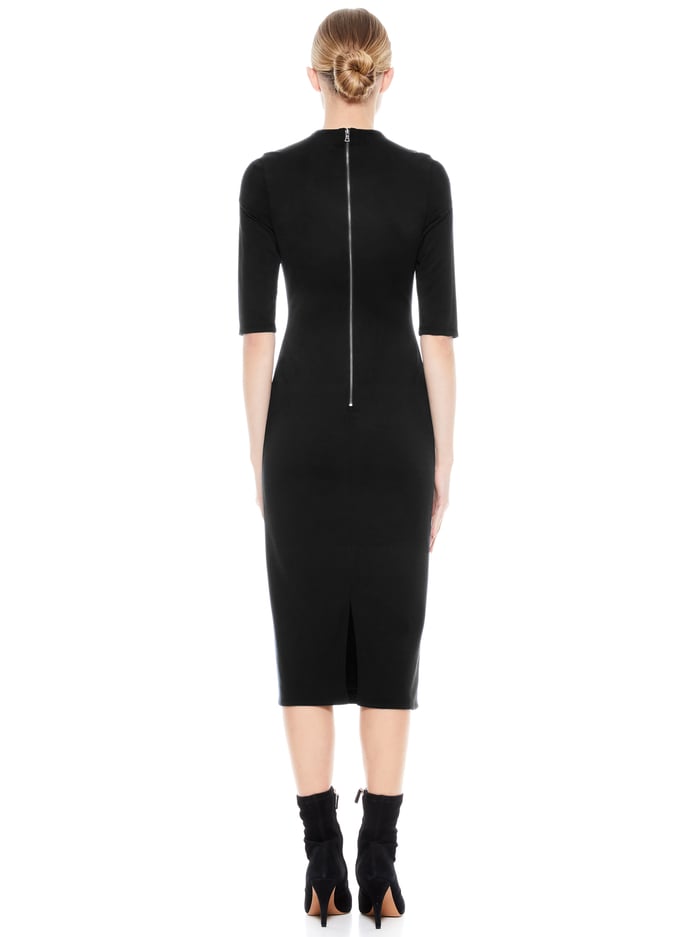 DELORA MIDI DRESS - BLACK image 1 - Alice And Olivia