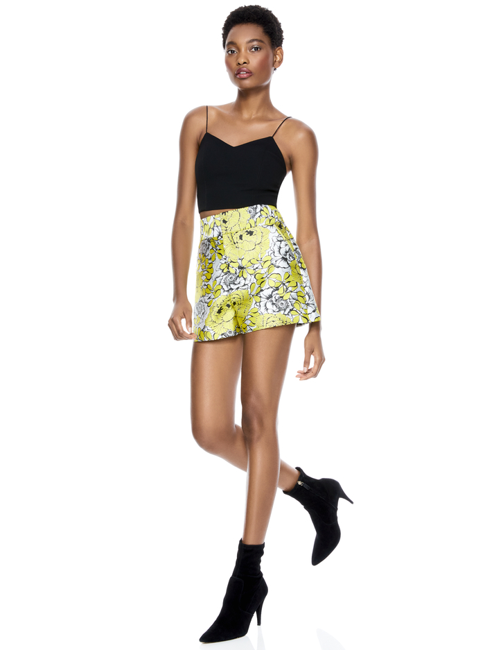 CADY SHORT - DAFFODIL/MULTI image 4 - Alice And Olivia