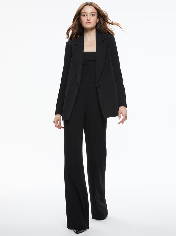 DENNY BOYFRIEND BLAZER - BLACK image 4 - Alice And Olivia