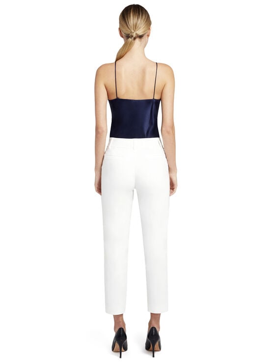 WHITE-STACEY SLIM TROUSER