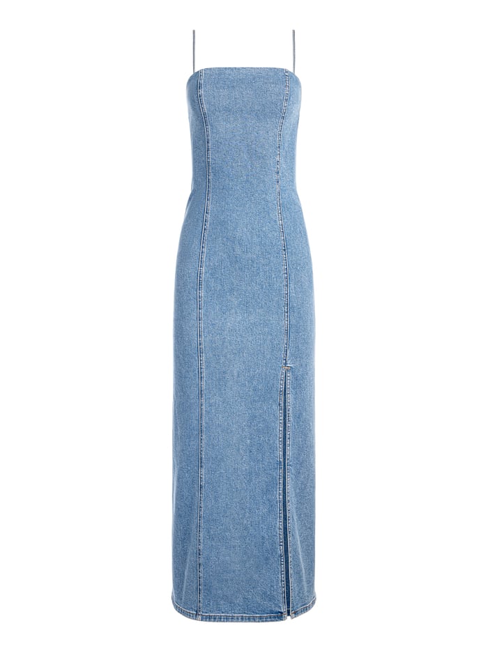 NAKISHA MIDI DRESS - AUBREY BLUE image 5 - Alice And Olivia