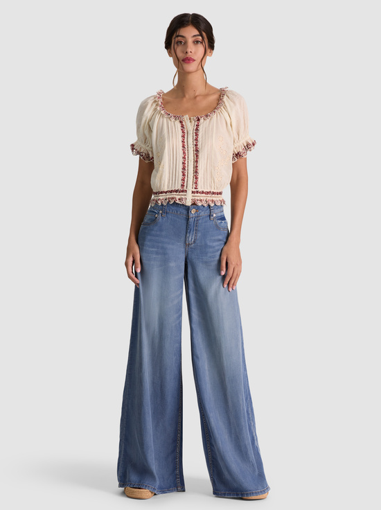 MCLAINE PUFF SLEEVE BLOUSE