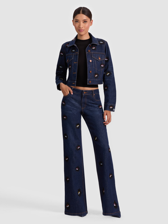 CATHERINE DARK-ROXIE EMBELLISHED JEAN