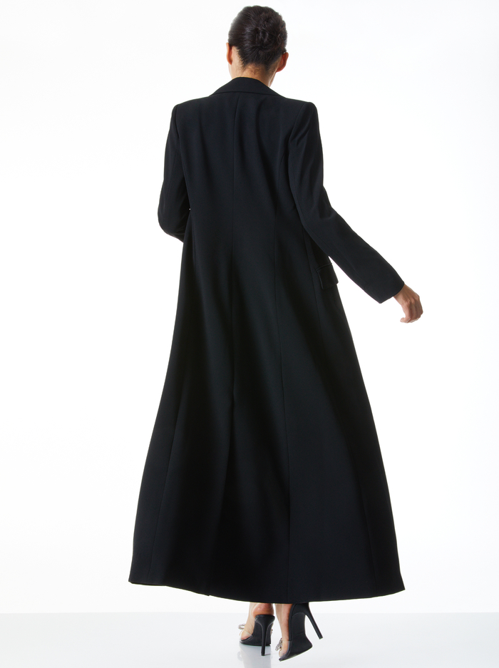 THEO NOTCH COLLAR COAT - BLACK image 1 - Alice And Olivia