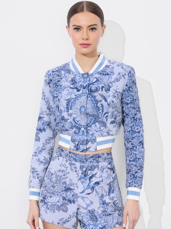 BLUE MULTI-BARTON VARSITY JACKET