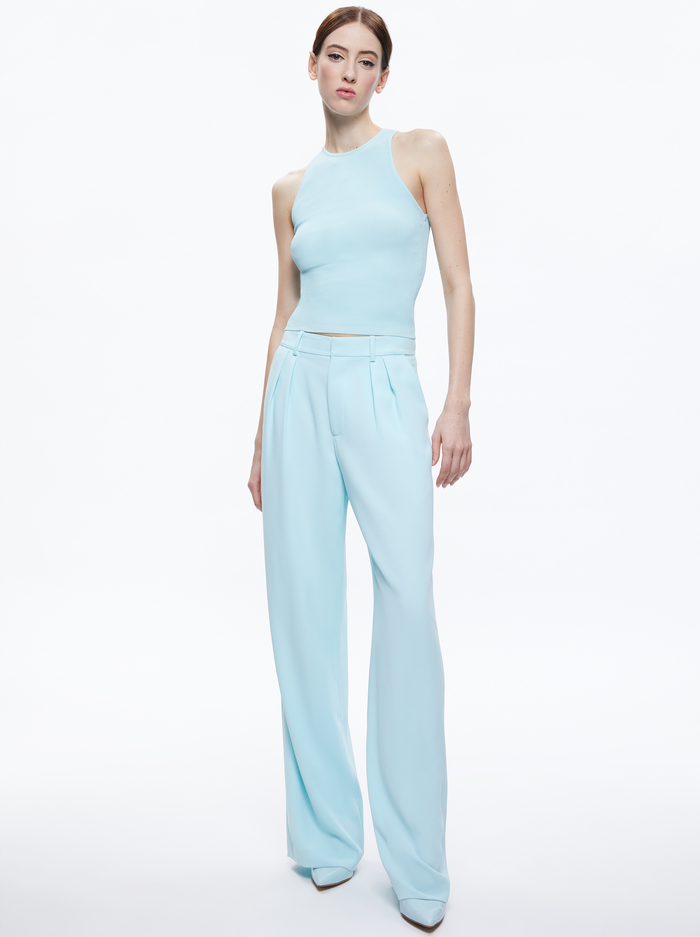 ZULMA RIBBED KNIT TANK - JULEP image 4 - Alice And Olivia