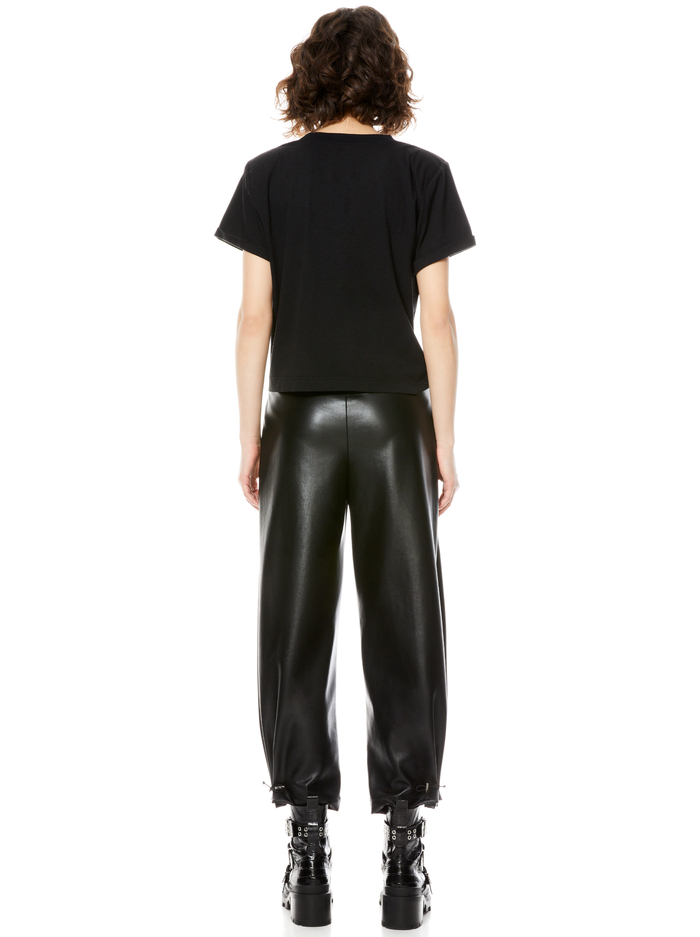 COREY STRONG SHOULDER TOP - BLACK image 1 - Alice And Olivia