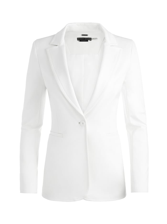 BREANN FITTED BLAZER - OFF WHITE image 5 - Alice And Olivia