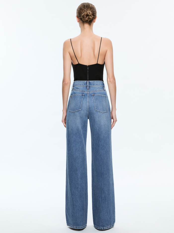 HARMON BODYSUIT - BLACK image 2 - Alice And Olivia