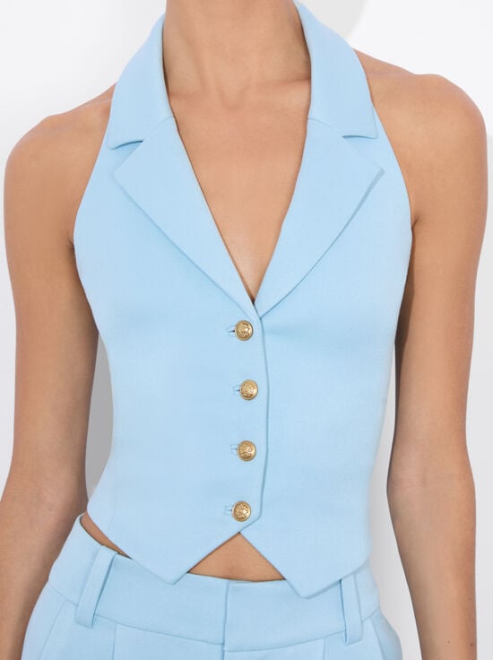 MINERAL BLUE-DONNA HALTER VEST