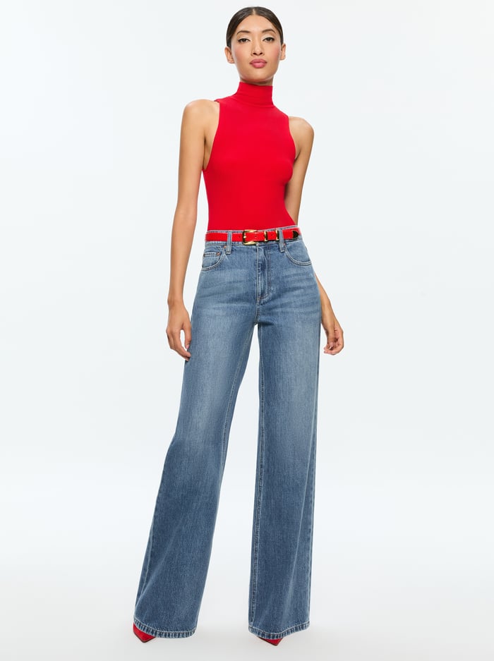DARCEY TANK - BRIGHT RUBY image 4 - Alice And Olivia