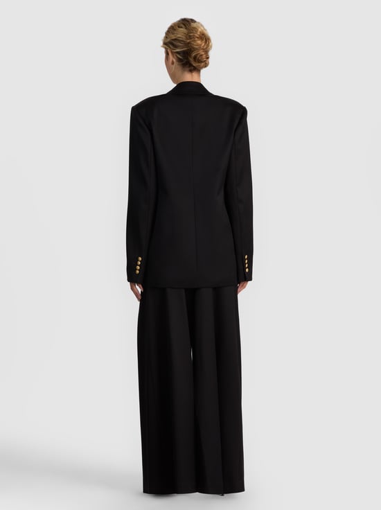 BLACK-RONAN OVERSIZED BOXY BLAZER