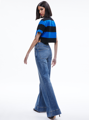 TREVA CROPPED POLO SHIRT