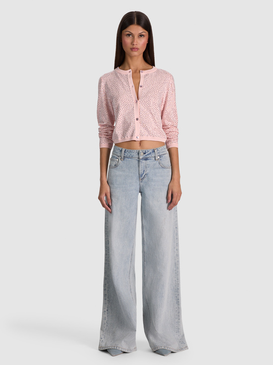 ENGLISH ROSE-CARSON EMBELLISHED CARDIGAN