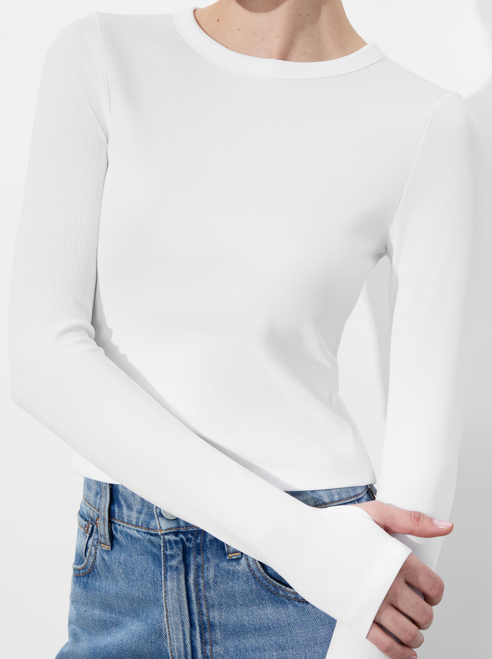 DELAINA TOP - OFF WHITE image 3 - Alice And Olivia