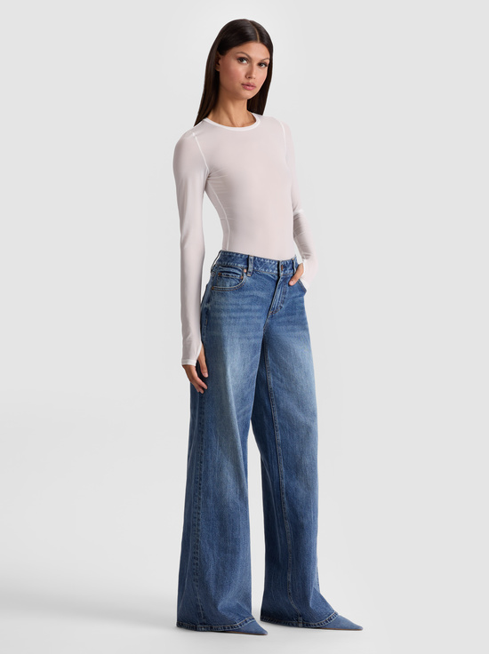 OFF WHITE-HOTTIE LONG SLEEVE BODYSUIT