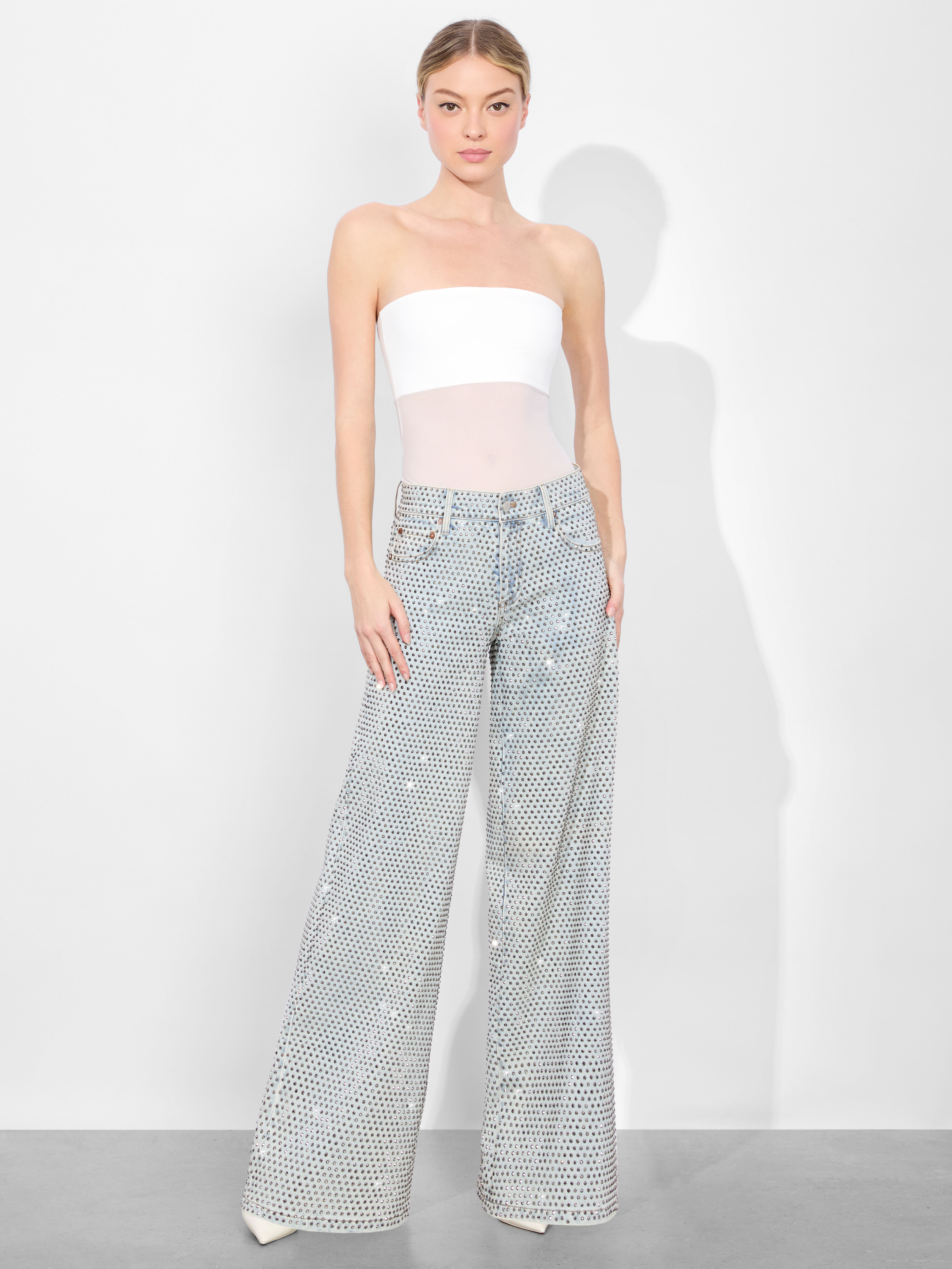Cay Cargo Jean In Petal | Alice + Olivia