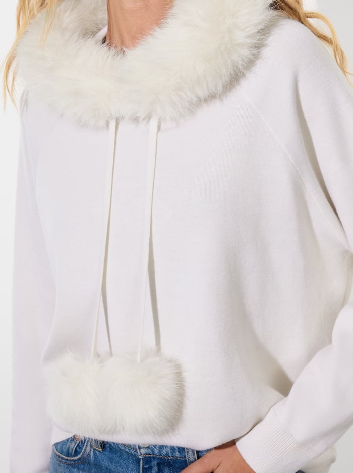 OSCAR HOODIE - ECRU image 4 - Alice And Olivia