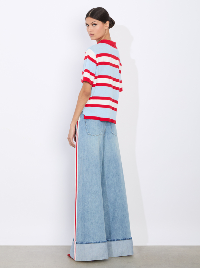 TILLIE STRIPED POLO - MULTI image 2 - Alice And Olivia