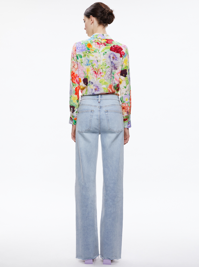 ELOISE BUTTON DOWN - DAWN FLORAL image 1 - Alice And Olivia