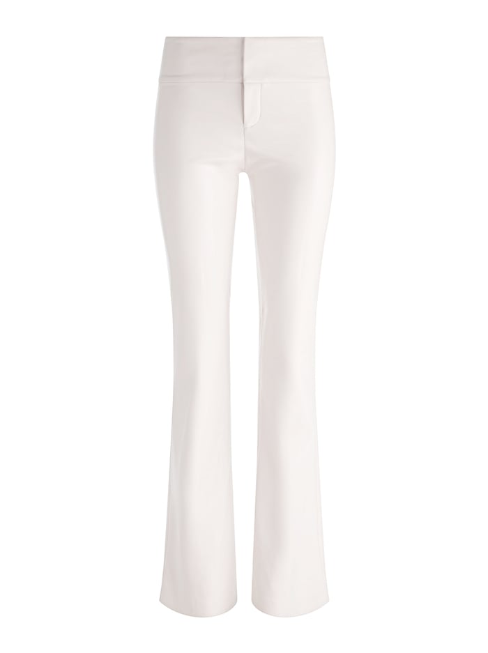 OLIVIA VEGAN BOOTCUT PANT - OFF WHITE image 5 - Alice And Olivia