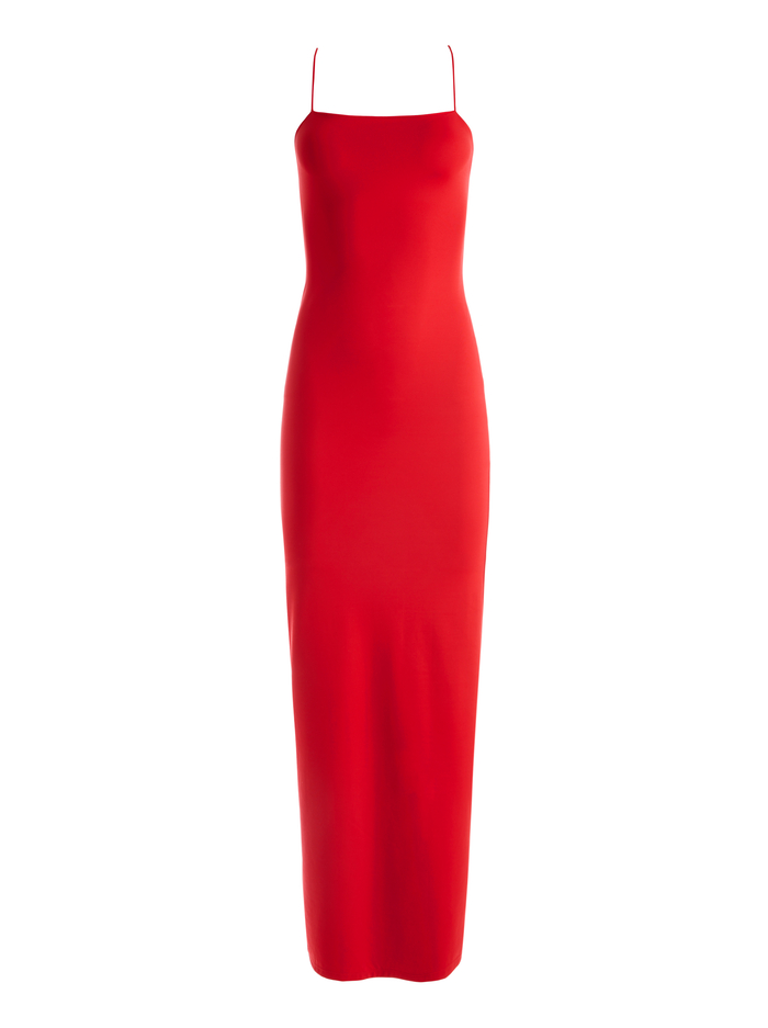 NELLE SPAGHETTI STRAP MAXI DRESS - BRIGHT POPPY image 5 - Alice And Olivia