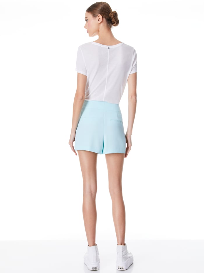 MARA CROSSOVER WAISTBAND SHORT - JULEP image 1 - Alice And Olivia
