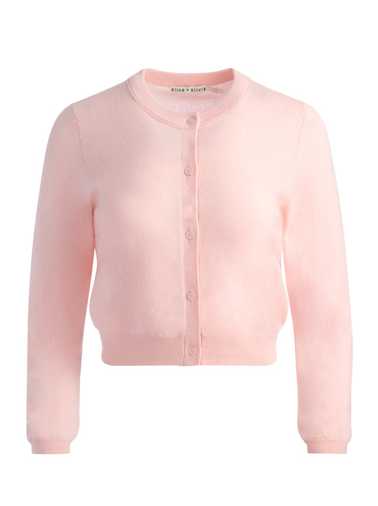 PINK BLOOM-DOLLIE CASHMERE CARDIGAN