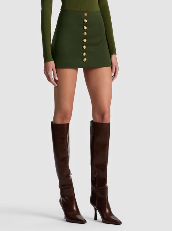 DARK OLIVE-RUBI MINI SKIRT