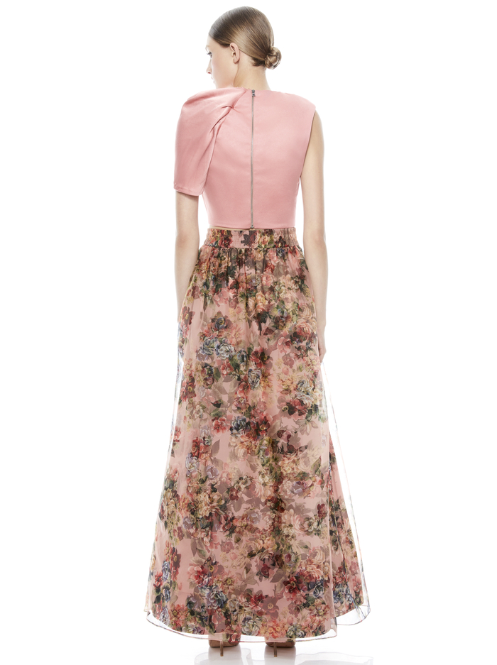 ADA RUFFLE FRONT CROP TOP - ROSE image 2 - ALICE + OLIVIA