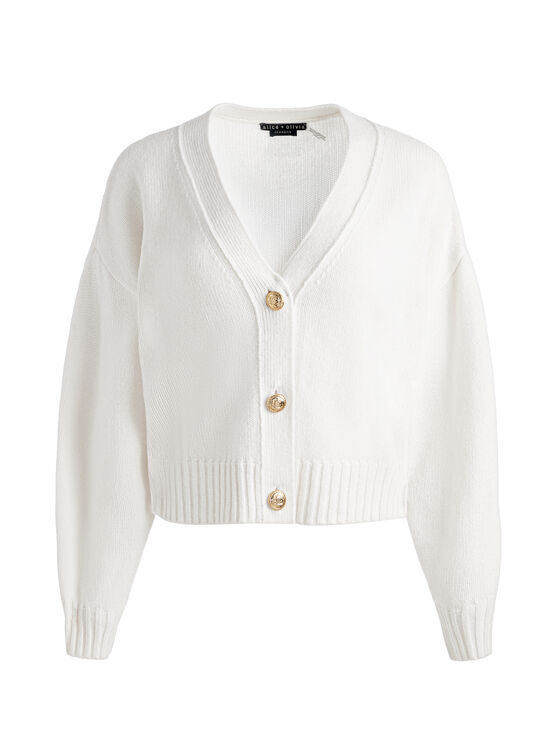 ECRU-ATTICUS CASHMERE CARDIGAN