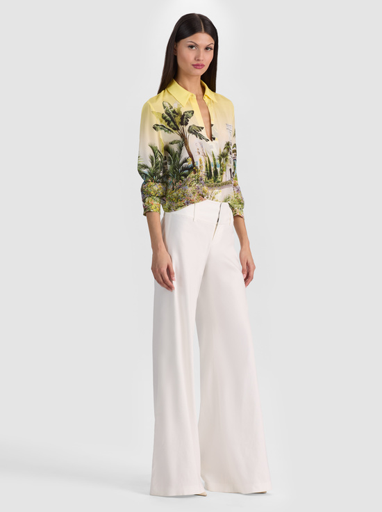PURE PARADISE-WILLA SILK BLOUSE