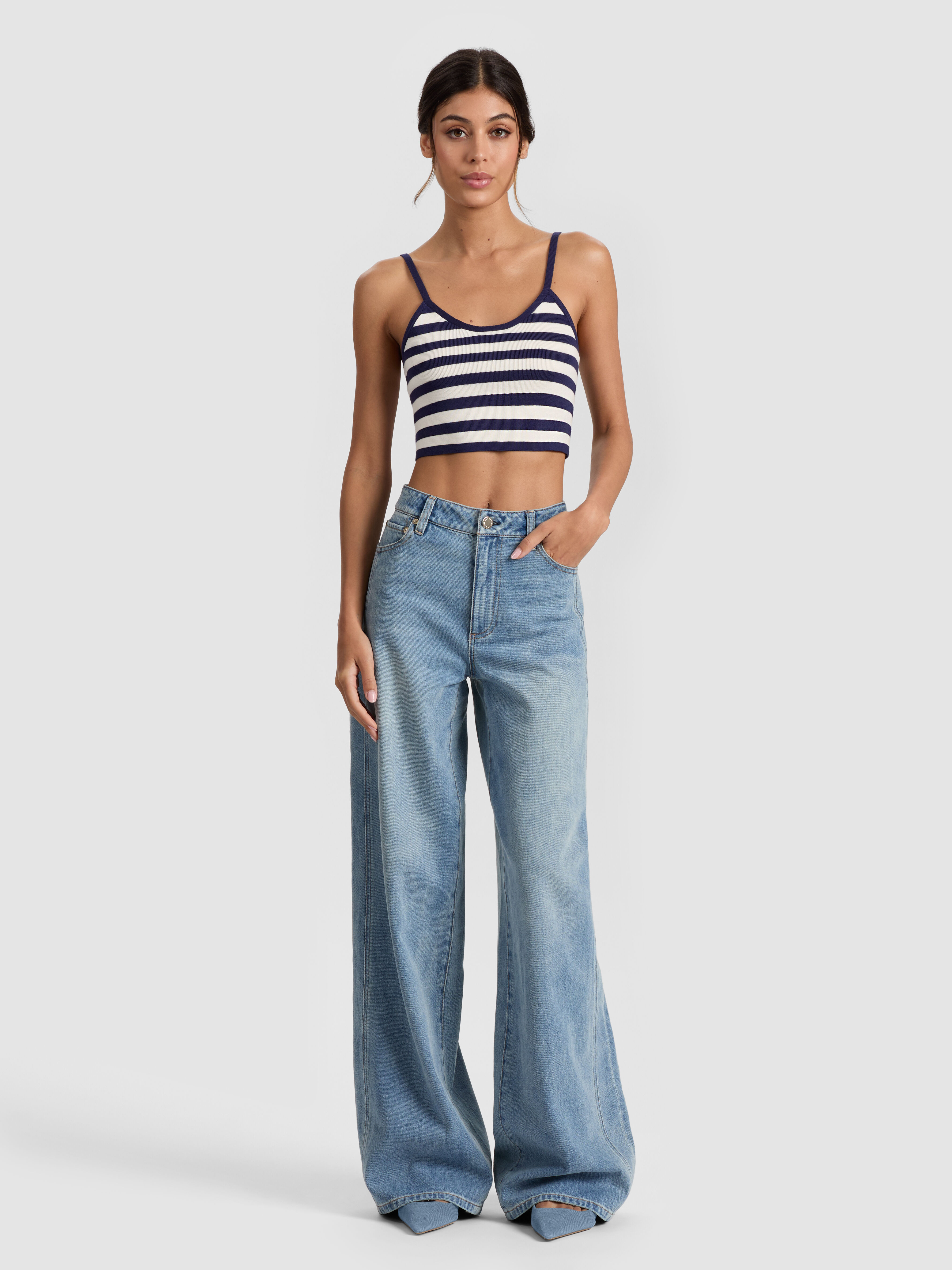 華やか★【alice olivia】クロップド トップ スカート セット Multi Matching Sets - Tops, Bottoms & Blazers | Alice + Olivia