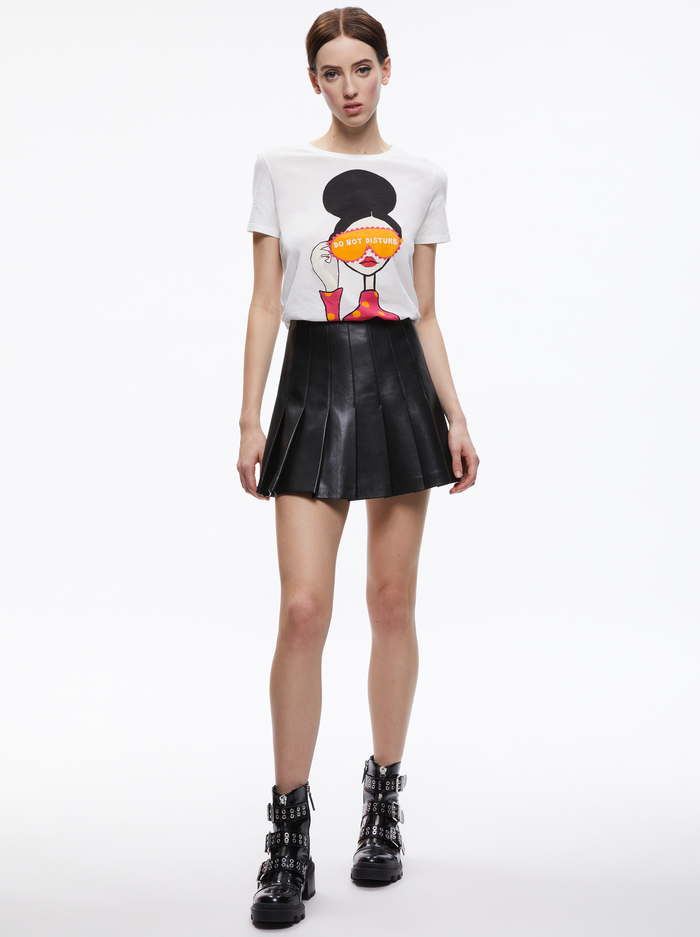 RYLYN SS CREW NK TEE - WHITE/MULTI image 2 - ALICE + OLIVIA