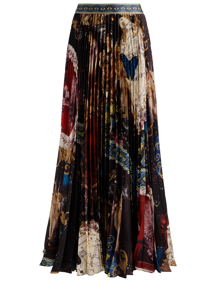 KATZ PLEATED MAXI SKIRT - MUSE image 6 - Alice And Olivia