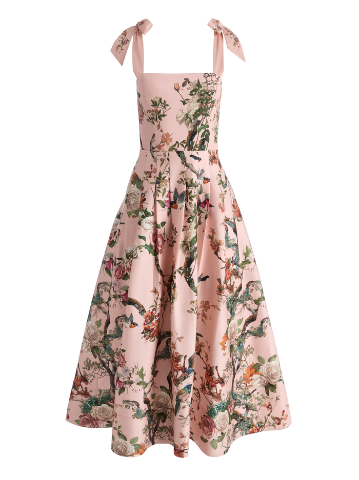 HANA MIDI DRESS - SUNSET GROVE ENGLISH ROSE image 6 - ALICE + OLIVIA