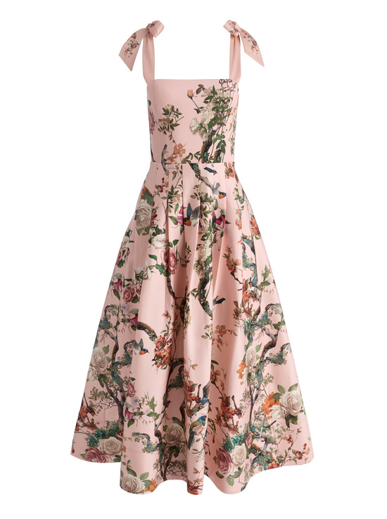 SUNSET GROVE ENGLISH ROSE-HANA MIDI DRESS