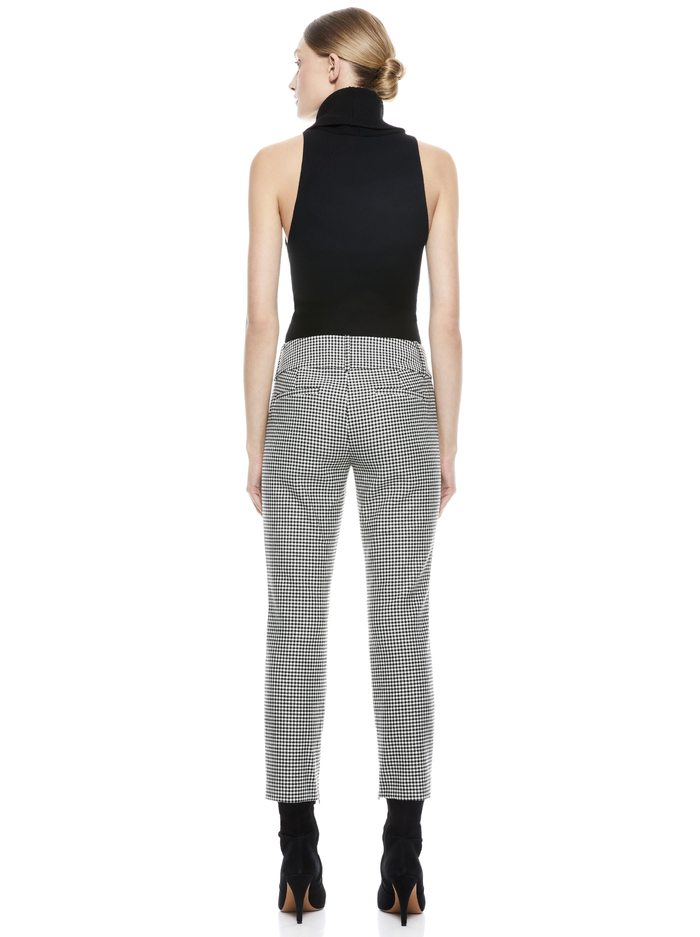 STACEY SLIM TROUSER - BLACK/WHITE image 1 - Alice And Olivia